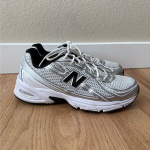 New Balance 740 Sneakers Retro White Silver Black Men’s 11